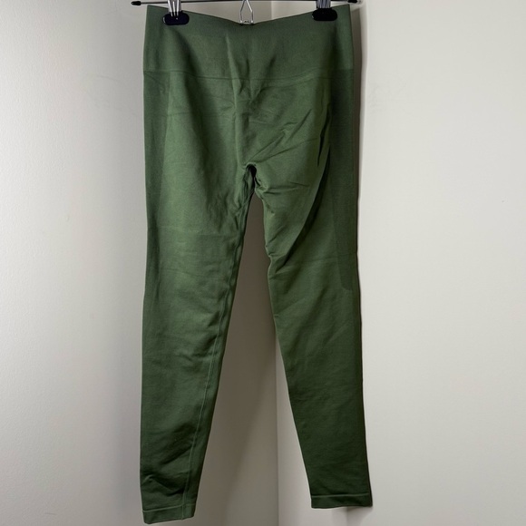 New Sunzel Green Ribbed Leggings Scrunch Butt - Picture 4 of 5